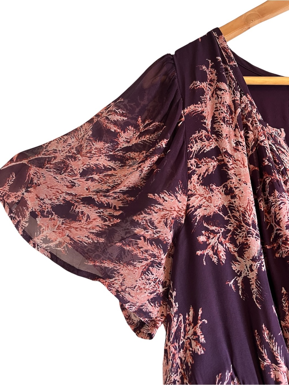 Anthropologie Somerset Maxi Dress floral Chiffon Edition XL excellent condition - Picture 8 of 16